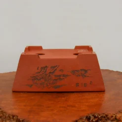 13" Etched Yixing Bonsai Pot (No. 2178) -Home Decor Items Store IMG 55382 36223.1674160038