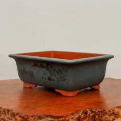 13" Etched Yixing Bonsai Pot (No. 2183) 9 13" Etched Yixing Bonsai Pot (No. 2183) -Home Decor Items Store IMG 55682 87011.1674247127