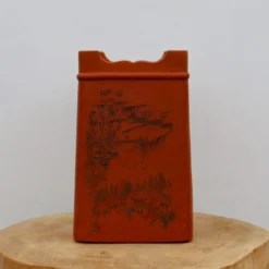 7" Etched Cascade Yixing Bonsai Pot (No. 2201) -Home Decor Items Store IMG 56192 69401.1674842952