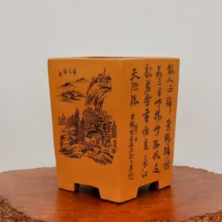 9" Etched Cascade Yixing Bonsai Pot (No. 2209) 9 9" Etched Cascade Yixing Bonsai Pot (No. 2209) -Home Decor Items Store IMG 56202 51478.1674249501