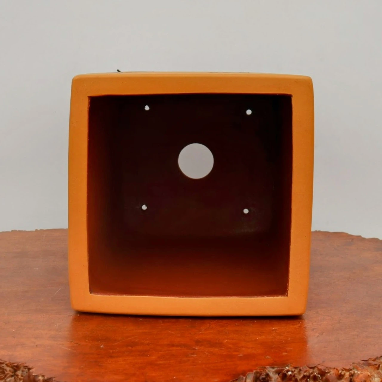 9" Etched Cascade Yixing Bonsai Pot (No. 2209) 3 9" Etched Cascade Yixing Bonsai Pot (No. 2209) - Image 3