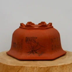 11" Etched Yixing Bonsai Pot (No. 2244) -Home Decor Items Store IMG 56392 27600.1674249814