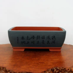 13" Etched Yixing Bonsai Pot (No. 2191) 9 13" Etched Yixing Bonsai Pot (No. 2191) -Home Decor Items Store IMG 5661 62227.1674839675