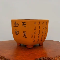 8" Etched Cascade Yixing Bonsai Pot (No. 2208) -Home Decor Items Store IMG 56912 41030.1674841040