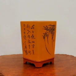 7" Etched Cascade Yixing Bonsai Pot (No. 2202) 10 7" Etched Cascade Yixing Bonsai Pot (No. 2202) -Home Decor Items Store IMG 57462 50202.1674843032