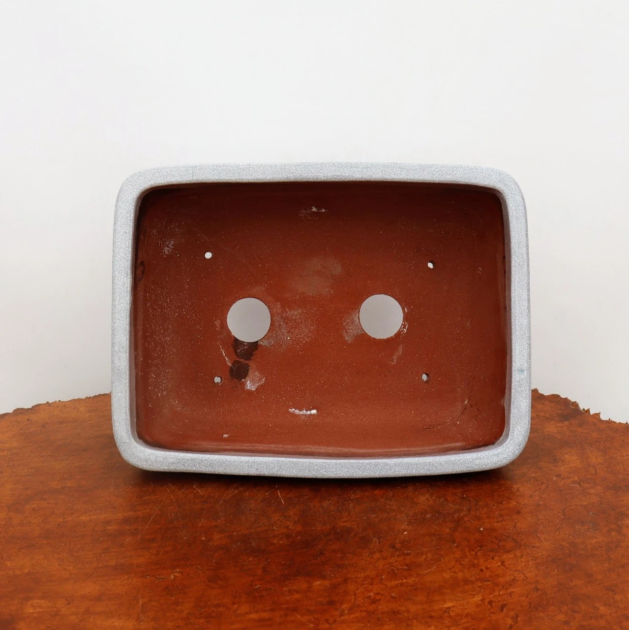 13" Glazed Yixing Bonsai Pot (No. 2257) 3 13" Glazed Yixing Bonsai Pot (No. 2257) - Image 3