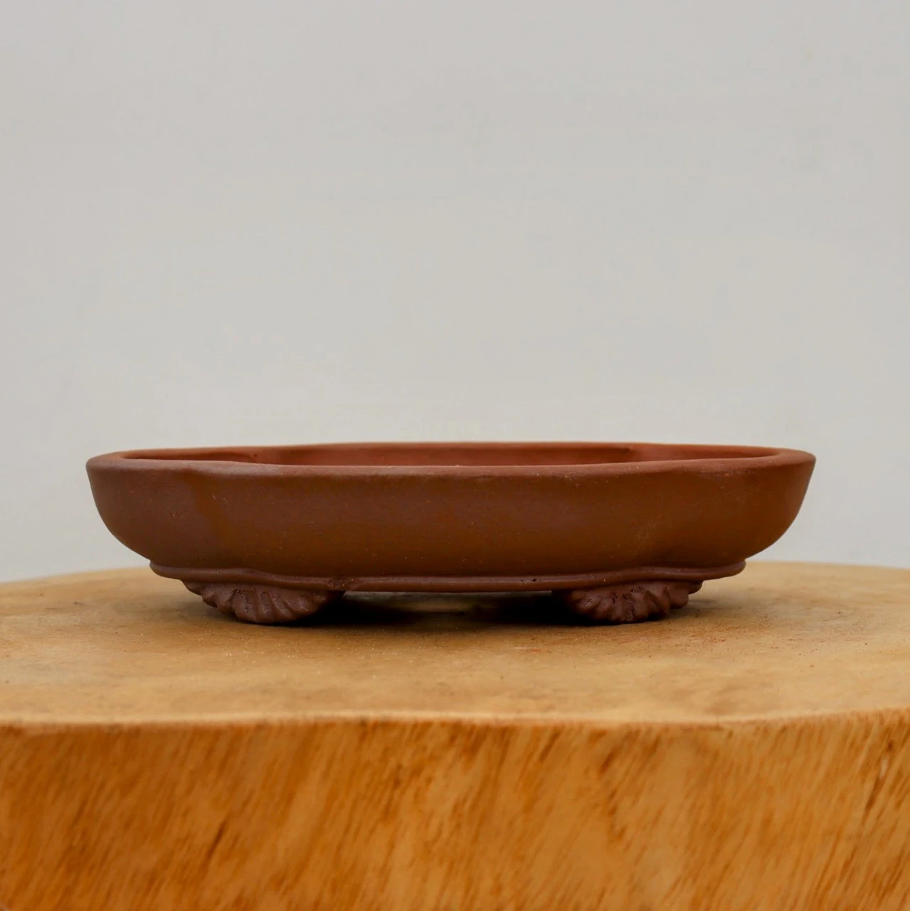 8" Unglazed Yixing Bonsai Pot (No. 2261) 4 8" Unglazed Yixing Bonsai Pot (No. 2261) - Image 4