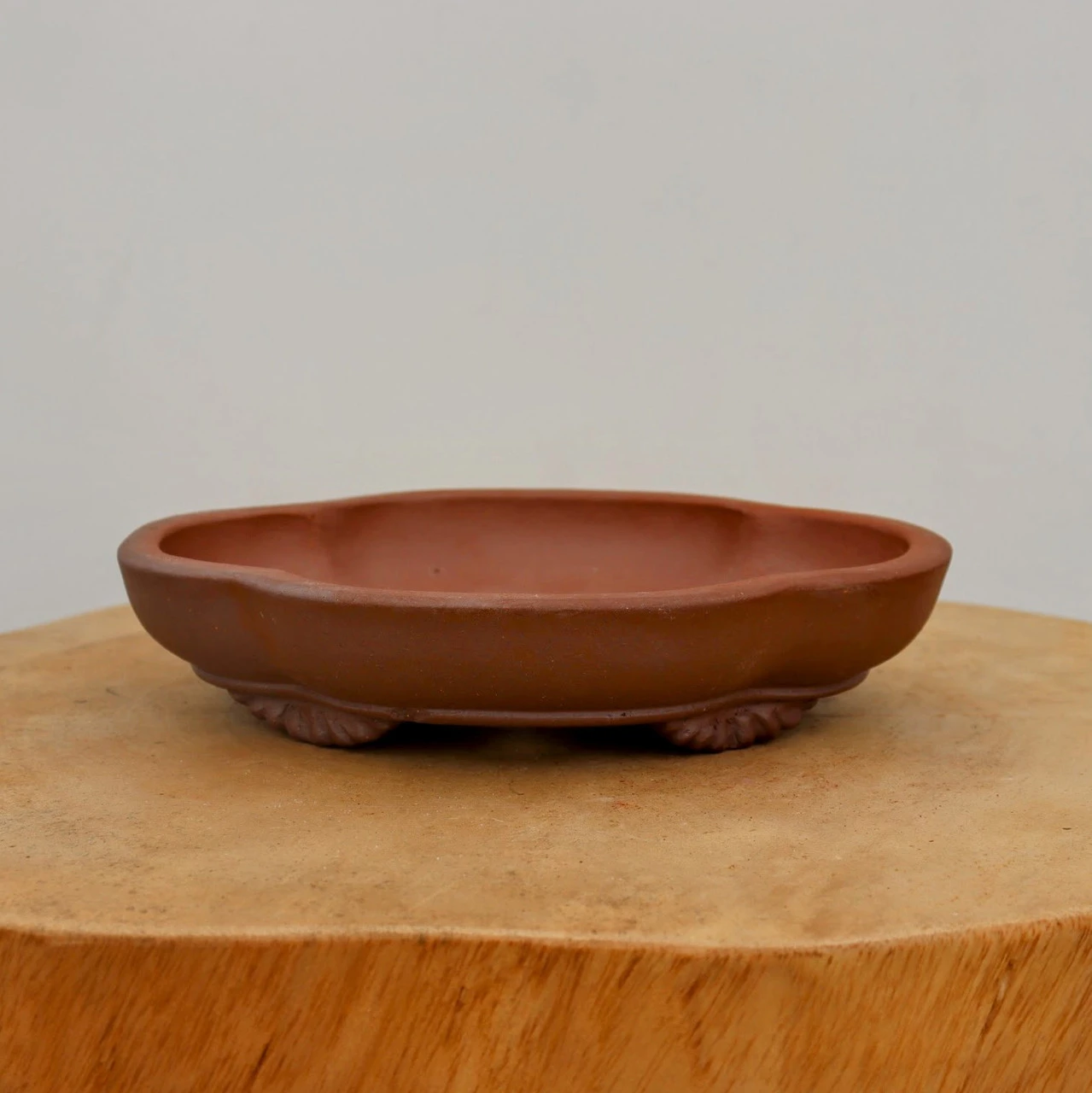 8" Unglazed Yixing Bonsai Pot (No. 2261) 6 8" Unglazed Yixing Bonsai Pot (No. 2261) - Image 6