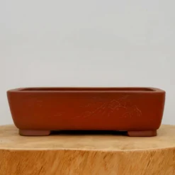 9" Etched Yixing Bonsai Pot (No. 2263)