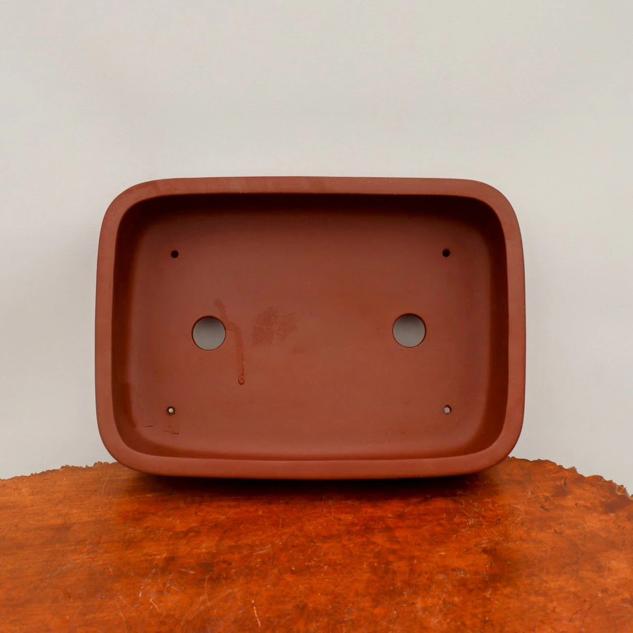 13" Unglazed Yixing Bonsai Pot (No. 2271) 3 13" Unglazed Yixing Bonsai Pot (No. 2271) - Image 3