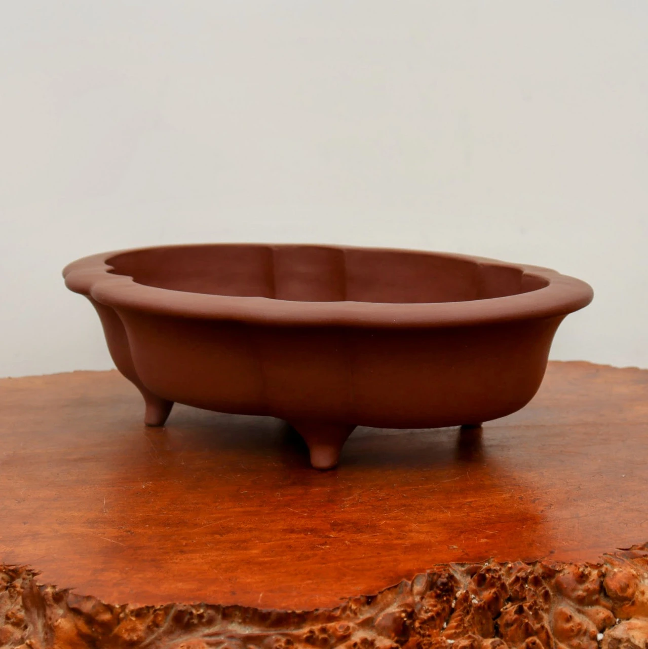 16" Unglazed Yixing Bonsai Pot (No. 2279) 2 16" Unglazed Yixing Bonsai Pot (No. 2279) - Image 2