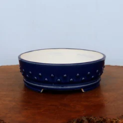 11" Round Glazed Yixing Bonsai Pot (No. 2342b)