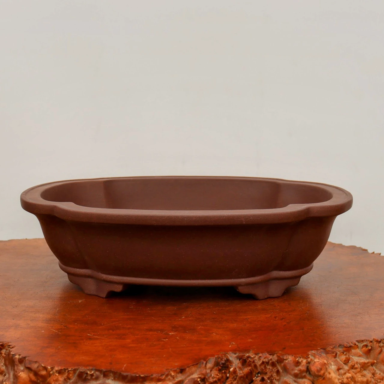 15" Unglazed Yixing Bonsai Pot (No. 2350) 6 15" Unglazed Yixing Bonsai Pot (No. 2350) - Image 6
