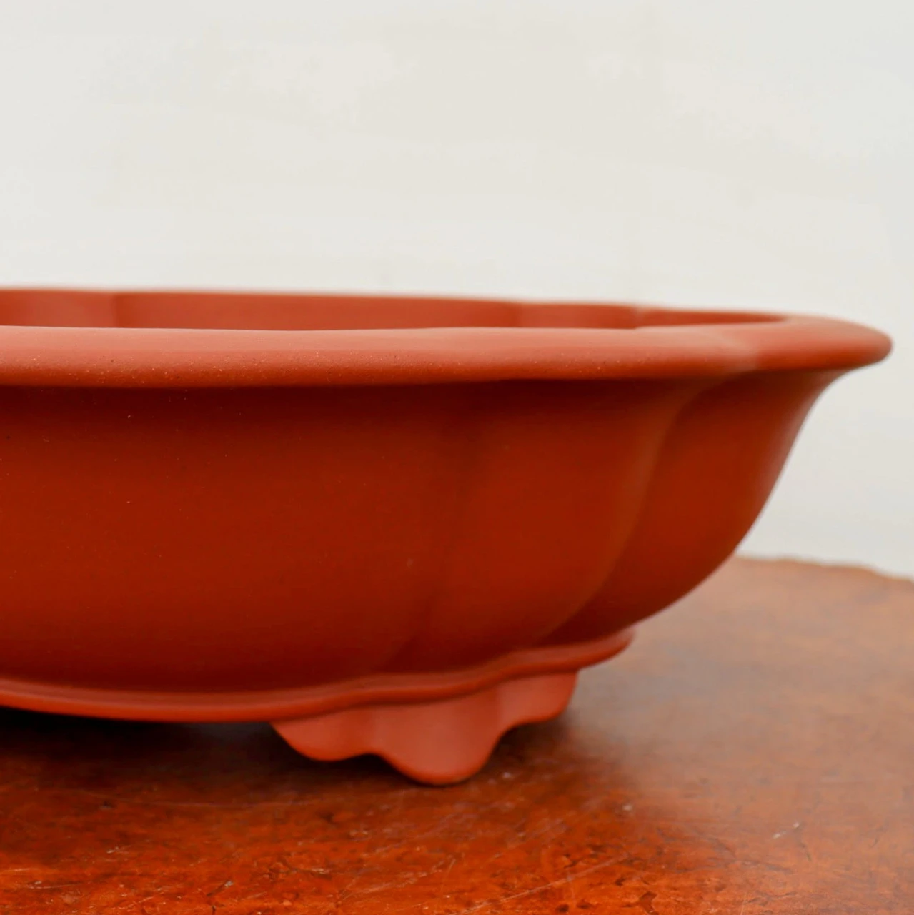 15" Unglazed Yixing Bonsai Pot (No. 2355) 2 15" Unglazed Yixing Bonsai Pot (No. 2355) - Image 2