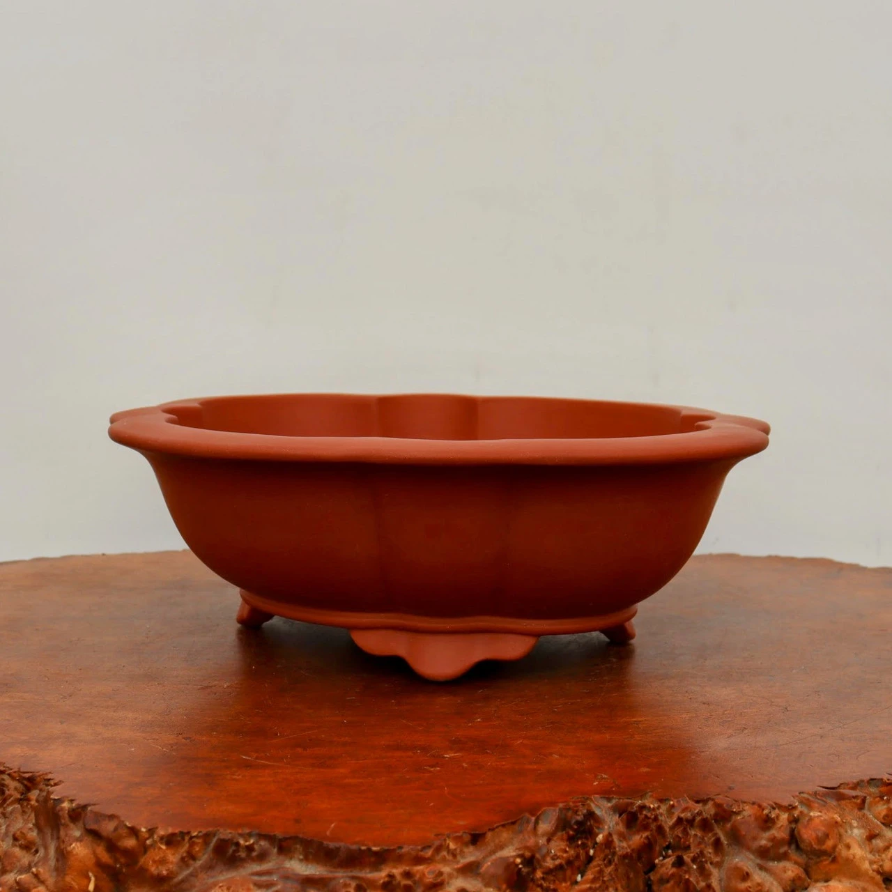 15" Unglazed Yixing Bonsai Pot (No. 2355) 5 15" Unglazed Yixing Bonsai Pot (No. 2355) - Image 5