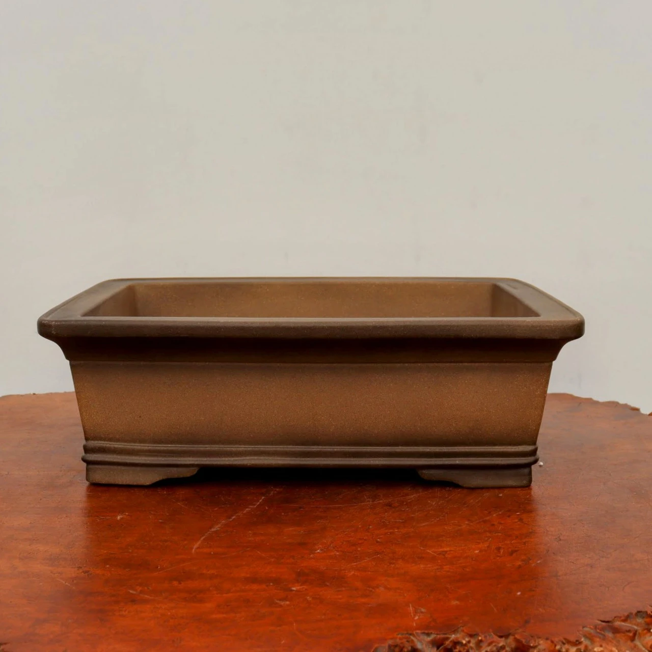 13" Unglazed Yixing Bonsai Pot (No. 2377) 5 13" Unglazed Yixing Bonsai Pot (No. 2377) - Image 5