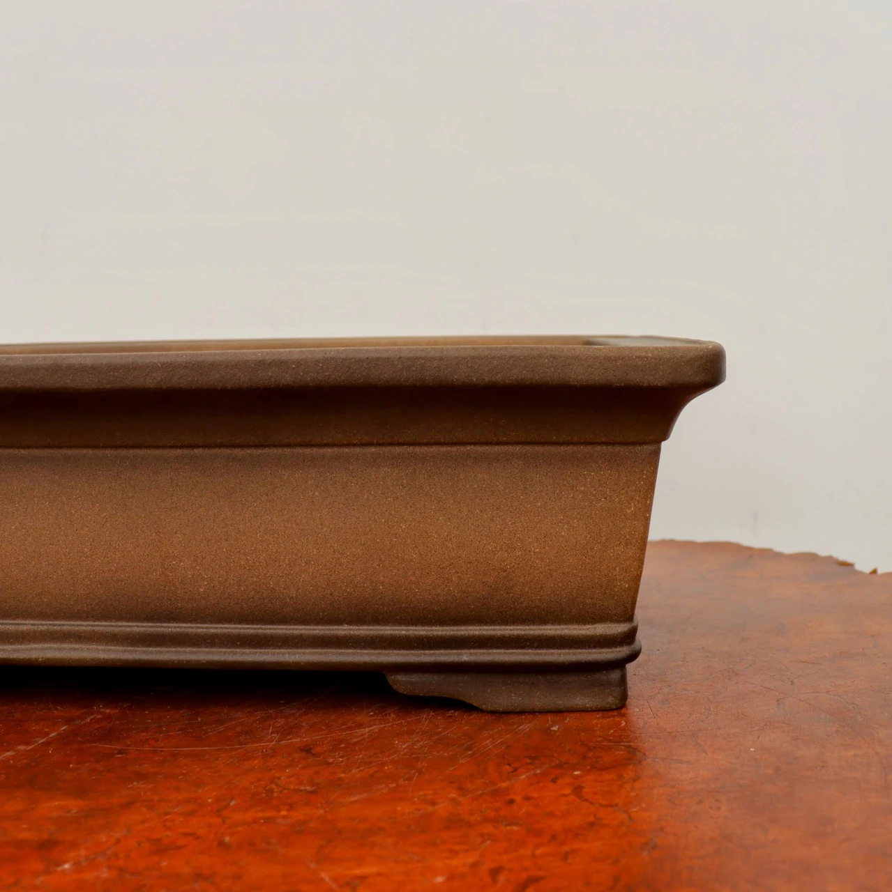 13" Unglazed Yixing Bonsai Pot (No. 2377) 2 13" Unglazed Yixing Bonsai Pot (No. 2377) - Image 2