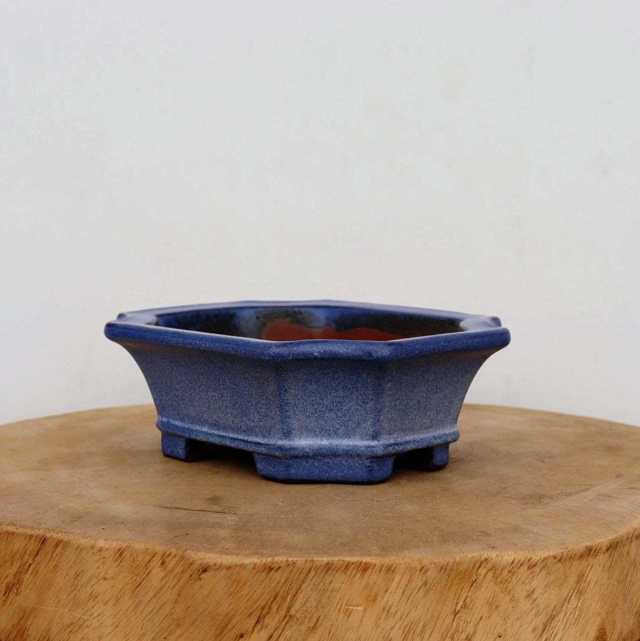 7-Inch Blue Glazed Yixing Bonsai Pot (No. 2411a) 1 7-Inch Blue Glazed Yixing Bonsai Pot (No. 2411a)