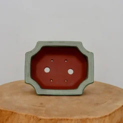 7-Inch Green Glazed Yixing Bonsai Pot (No. 2411e) -Home Decor Items Store IMG 71022 54421.1668016832