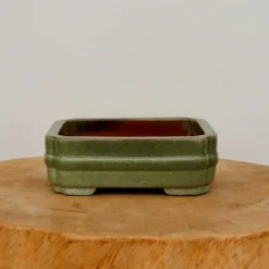 6-Inch Green Glazed Yixing Bonsai Pot (No. 2399a) -Home Decor Items Store IMG 71052 98809.1668009873