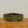 6-Inch Green Glazed Yixing Bonsai Pot (No. 2399a)