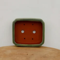 6-Inch Green Glazed Yixing Bonsai Pot (No. 2399a) -Home Decor Items Store IMG 71082 27600.1668009867