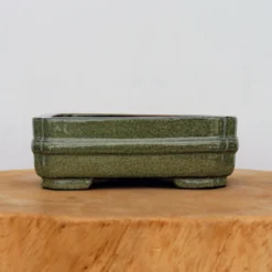 6-Inch Green Glazed Yixing Bonsai Pot (No. 2399c) -Home Decor Items Store IMG 71162 69423.1668010091