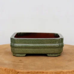 6-Inch Green Glazed Yixing Bonsai Pot (No. 2399c) -Home Decor Items Store IMG 71172 92906.1668010100
