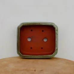 6-Inch Green Glazed Yixing Bonsai Pot (No. 2399c) -Home Decor Items Store IMG 71202 56129.1668010102