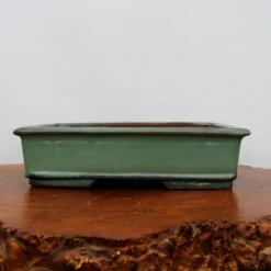 14-Inch Green Glazed Yixing Bonsai Pot (No. 2408b) -Home Decor Items Store IMG 72172 06910.1667932666