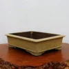 14-Inch Cream Glazed Yixing Bonsai Pot (No. 2408j)