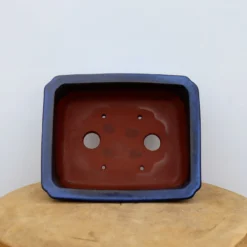 10-Inch Blue Glazed Yixing Bonsai Pot (No. 2403b) -Home Decor Items Store IMG 74312 60885.1667856712