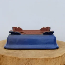 10-Inch Blue Glazed Yixing Bonsai Pot (No. 2403b) -Home Decor Items Store IMG 74322 69524.1667856713