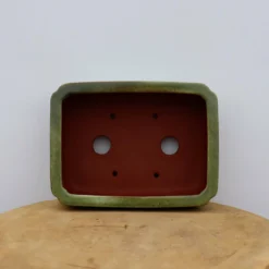 9-Inch Green Glazed Yixing Bonsai Pot (No. 2405d) -Home Decor Items Store IMG 74672 75494.1667855551