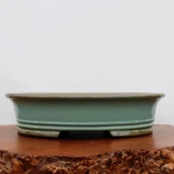 16-Inch Green Glazed Yixing Bonsai Pot (No. 2413a) -Home Decor Items Store IMG 75772 99586.1667851831