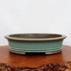 16-Inch Green Glazed Yixing Bonsai Pot (No. 2413a) -Home Decor Items Store IMG 75782 71523.1667851861