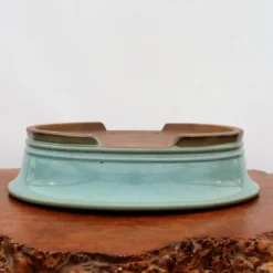16-Inch Green Glazed Yixing Bonsai Pot (No. 2413a) -Home Decor Items Store IMG 75822 64734.1667851832