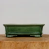 8-Inch Green Glazed Yixing Bonsai Pot (No. 2400b)