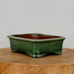8-Inch Green Glazed Yixing Bonsai Pot (No. 2400b) -Home Decor Items Store IMG 76602 07368.1667845944