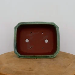 8-Inch Green Glazed Yixing Bonsai Pot (No. 2400b) -Home Decor Items Store IMG 76612 14173.1667845938