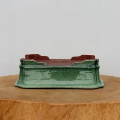 8-Inch Green Glazed Yixing Bonsai Pot (No. 2400b) -Home Decor Items Store IMG 76622 99782.1667845938