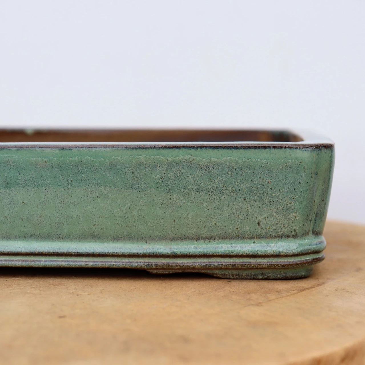 10-Inch Glazed Yixing Bonsai Pot (No. 2315n) 2 10-Inch Glazed Yixing Bonsai Pot (No. 2315n) - Image 2