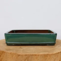 10-Inch Glazed Yixing Bonsai Pot (No. 2315q)
