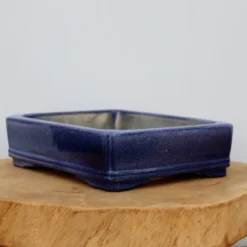 10-Inch Glazed Yixing Bonsai Pot (No. 2315r) -Home Decor Items Store IMG 8658 24349.1677005603