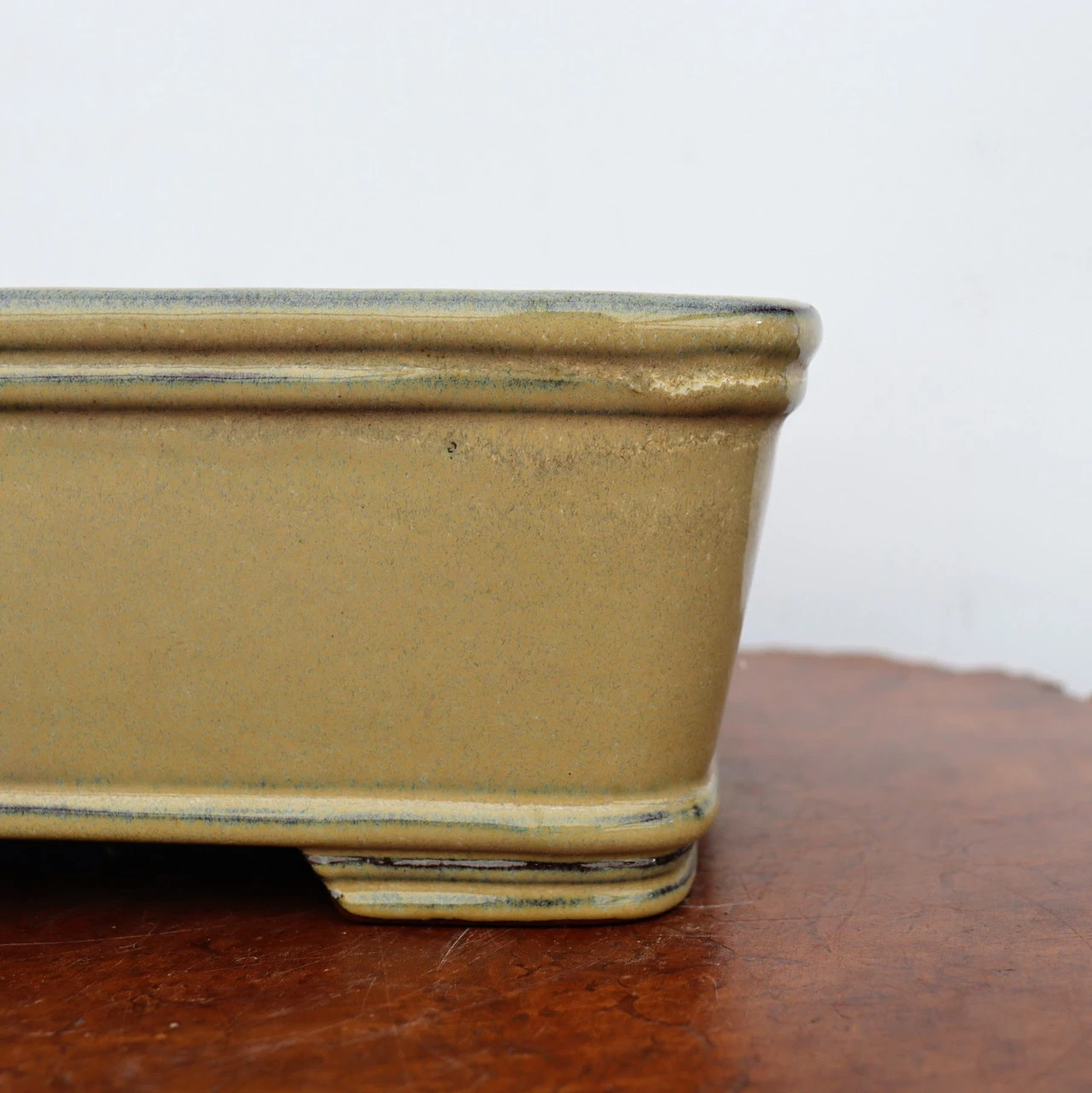 13-Inch Glazed Yixing Bonsai Pot (No. 2318e) 2 13-Inch Glazed Yixing Bonsai Pot (No. 2318e) - Image 2