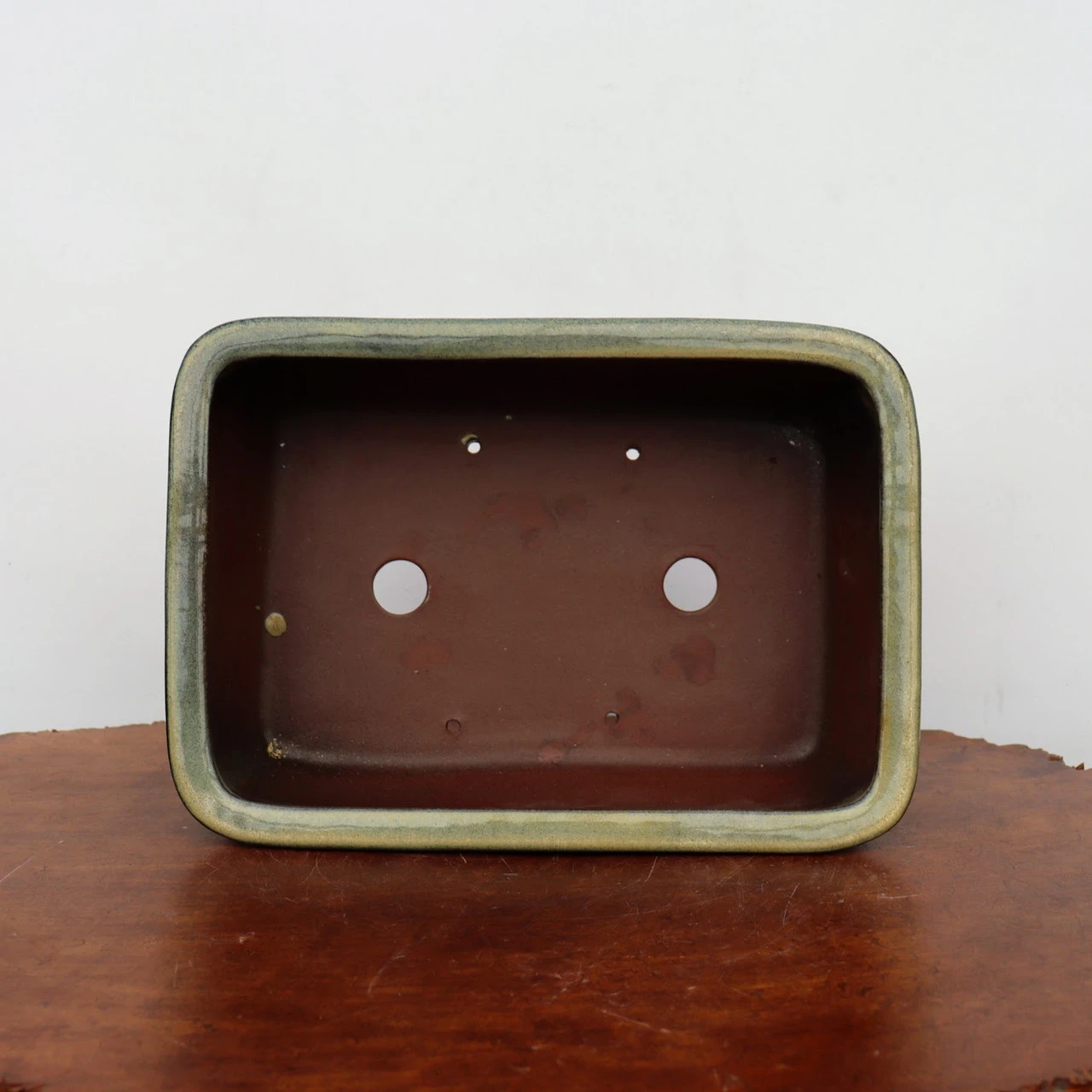 13-Inch Glazed Yixing Bonsai Pot (No. 2318e) 6 13-Inch Glazed Yixing Bonsai Pot (No. 2318e) - Image 6