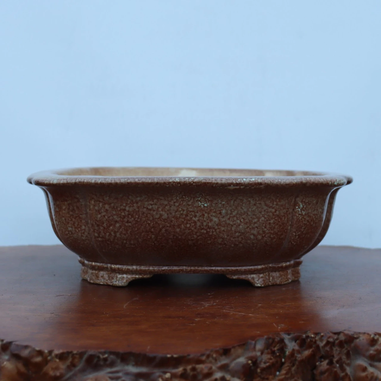 13-Inch Glazed Yixing Bonsai Pot (No. 2323e) 6 13-Inch Glazed Yixing Bonsai Pot (No. 2323e) - Image 6