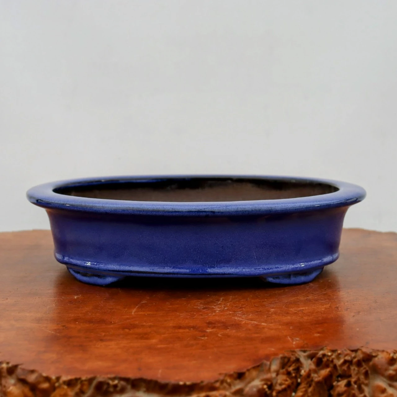 13-Inch Glazed Yixing Bonsai Pot (No. 2299e) 3 13-Inch Glazed Yixing Bonsai Pot (No. 2299e) - Image 3