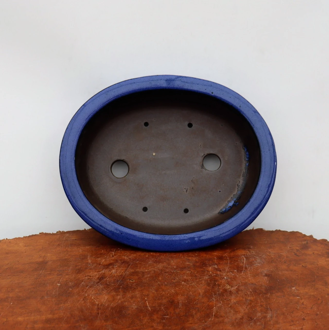 13-Inch Glazed Yixing Bonsai Pot (No. 2299e) 5 13-Inch Glazed Yixing Bonsai Pot (No. 2299e) - Image 5