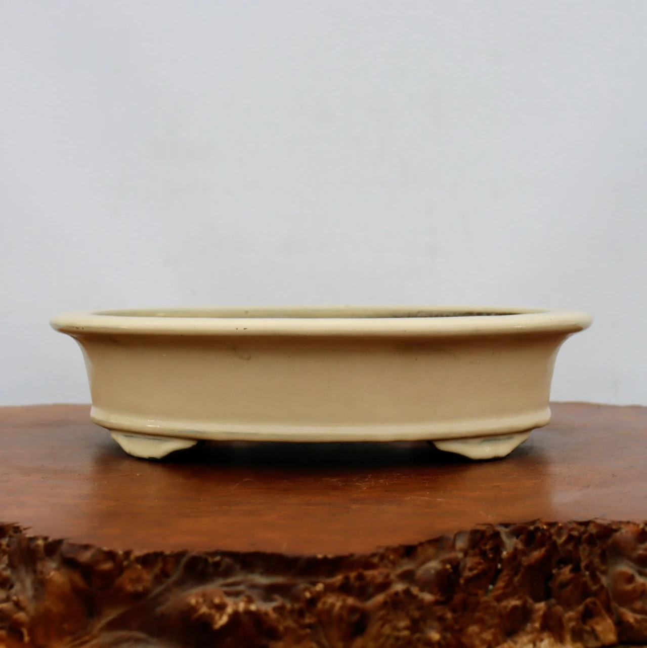 13-Inch Glazed Yixing Bonsai Pot (No. 2299i) 3 13-Inch Glazed Yixing Bonsai Pot (No. 2299i) - Image 3